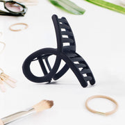 Plastic Hair Clamp Grip Simple Matte Hair Barrette Clamp (12 Pc   Mix Design) thumbnail 5
