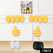 Self Adhesive Hooks For Cable Clips Desktop Cable Organizer (6 Pcs Set  Mix Design) thumbnail 6