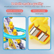 Lala Small Duck Climb Stairs Toy Roller Coaster With Flashing Lights  Music (3 Ducks) thumbnail 4