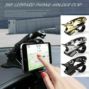 6469 Jaguar Leopard Shape Plastic Phone Clip Mobile Phone Holder For Car Use thumbnail 5
