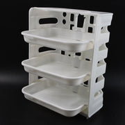 Plastic 3 Layer Wall-mounted Food Organizer Rack (1 Set) thumbnail 3