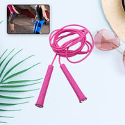 0648 3m Plastic Adjustable Wire Skipping Skip High Speed Jump Rope Cross Fit Fitness Equipment Exercise Workout thumbnail 1