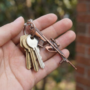 Metal Gun Shape Keychain (1 Pc) thumbnail 3