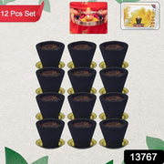 Premium Gugal Sambrani Cup Sambrani Havan Cups (12 Pcs Set) thumbnail 7