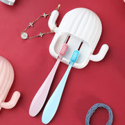 Wall Mounted Cactus-shape Toothbrush Holder (1 Pc) thumbnail 1