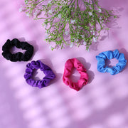 Soft Elastic Hair Scrunchies - (Set) thumbnail 4