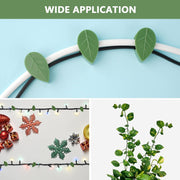 0311  Plant Climbing Wall Fixture Clip Self-adhesive Hook Vines Traction Invisible Stand Green Leaf Plant Clip Garden Wall Clip Plant Support Binding Clip Plants For Indoor Outdoor Decoration (30 Pcs Set) thumbnail 4
