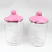 Transparent Kitchen Plastic Container Jar Set (2 Pcs Set  1100 Ml Approx) thumbnail 3