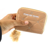 Stylish Kids Wallet With Soft Fur Zip Puller (1 Pc) thumbnail 3