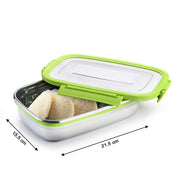 8133 Ganesh Junior Stainless Steel Lunch Pack For Office  School Use thumbnail 2