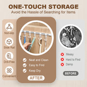 Wall Mounted Kitchen Storage Rack Set thumbnail 2