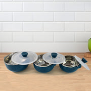 Apex Microwave-safe Serving Bowl 3 Pcs Set (700ml 1000ml 1400ml) thumbnail 2