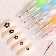 6020 Nail Art Point Pen And Set Used By Womens And Ladies For Their Fashion Purposes. thumbnail 5