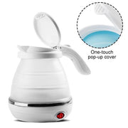 2137 Silicone Foldable Collapsible Electric Water Kettle Camping  Boiler thumbnail 4
