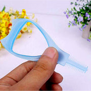 0382 3 In 1 Plastic Makeup Cosmetic Eyelash Tool Lash Mascara Applicator Eyelashes Guide Eyelashes Brush Curler Comb Eye Makeup Tool Female Supply (1 Pc) thumbnail 1