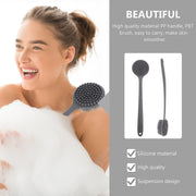 Silicone Back Scrubber Brush With Long Handle (1 Pc) thumbnail 5