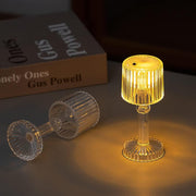 Big Acrylic Led Desk Lamps Table Lamp Portable Crystal (1 Pc  Big) thumbnail 2