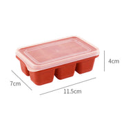 4750 6 Cavity Silicone Ice Tray Used In All Kinds Of Places Like Household Kitchens For Making Ice From Water And Various Things And All. thumbnail 3