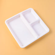 Plastic 3-compartment Plate For Meal Serving thumbnail 3