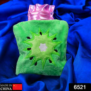 6521 Green Sun Small Hot Water Bag With Cover For Pain Relief Neck Shoulder Pain And Hand Feet Warmer Menstrual Cramps. thumbnail 7