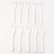Compostable Bagasse Fork  10 Pcs Pack thumbnail 4
