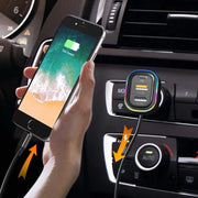 Rgb Breathing Light Multi Port Car Usb Charger (1 Set 62 Cm) thumbnail 5