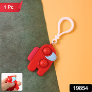 Pop-it Fidget Keychain Toy - (1 Pc  Mix Color) thumbnail 6