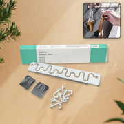 9431 Slideway Adjustable Hook Wall Adhesive Hook Plastic High Quality Hooks For Home   Bathroom Use thumbnail 1