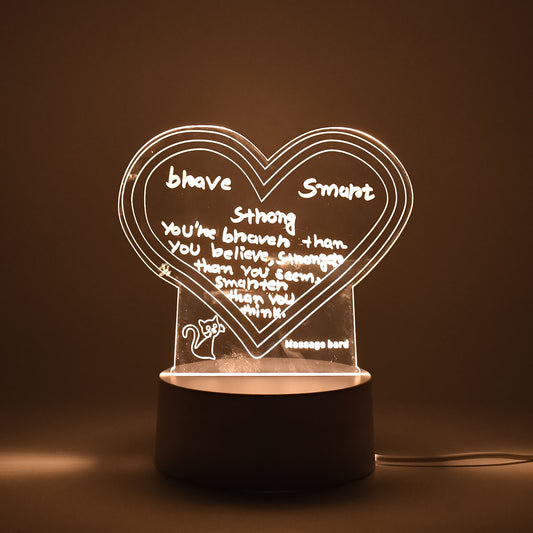 Creative Visualization Lamp 3d Acrylic Decorative Lamp With Pen