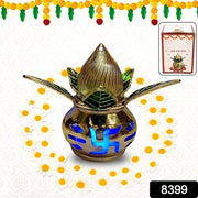 Gold Plated Eco Friendly Led Kalash  For Pooja Mandir (1 Pc  Multicolor Led) thumbnail 5