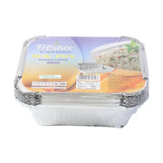 Freshee Aluminium Food Container With Lid  450 Ml  10 Pc thumbnail 4