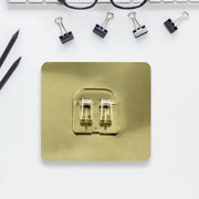 7434 Adhesive Sticky Waterproof And Oil Proof Reusable Wall Utility Seamless Wall Hook thumbnail 5