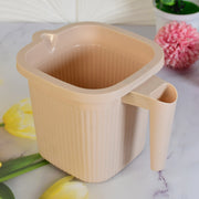 Plastic Square Bath Water Mug (1 Pc  1000 Ml  Mix Color) thumbnail 4