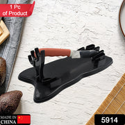 5914  Plastic Kitchen Knife Drawer Organizer Knife Stand Storage For Your Kitchen. Replace Your Knife Block With A Revolutionary Product. Clear Your Counter Top Of Clutter And Easily Identify The Desired Knife (1pc) thumbnail 5