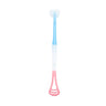 2-in-1 Baby Tongue Cleaner And Oral Massager Stick With Soft Silicone Brush Head