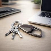 Premium Heavy Duty Metal Key Holder With Locking Carabiner Clip (1 Pc) thumbnail 2