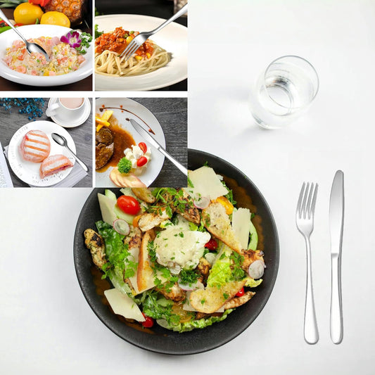 Premium Stainless Steel Polished Cutlery Set (24 Pc)