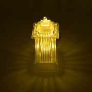 8443 Lantern Shape Led Light Decorative Led Flickering Crystal Candle Light For Holiday Party Crylic Crystal Table Lamp Crystal Table Lamp Atmosphere Lamp Bedroom (Moq - 12pc) thumbnail 4