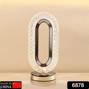 6878 Touch Control Crystal Table Desk Lamp 3-way Dimmable Light Usb Rechargeable Crystal Diamond Table Lamp Exquisite Night Stand Light Lamp Beside Lamp For Bedroom Living Room Decorative Desk Lamp thumbnail 6