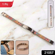 Premium Fancy Wrist Bracelet With Multicolor Woven Design (1 Pc) thumbnail 7