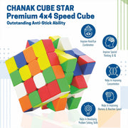 1975 Small Puzzles Cubes 444 High Speed Sticker Less Magic Cube Game Kids And Professionals Magic Cube Puzzle Toy Pack Of 1 8+ Years thumbnail 2