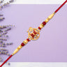 Designer Om Rakhi With Damru