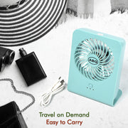 4810 Portable Desk Fan Big Table Fan 3 Step Speed Setting Fan Personal Desk Fan Suitable For Office  School  Home Use (Battery Not Include) thumbnail 4