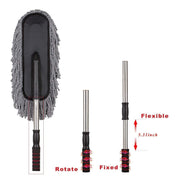4749 Car Duster Long Retractablesoftnon-sliphandle Multipurpose Microfiber Wash Brush Vehicle Interior And Exterior Cleaning Kit With For Car Boats Or Home thumbnail 4