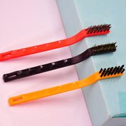 2166 3pc  Mini Wire Brush Set Brass Nylon Stainless Steel Bristles Household Cleaning Brush For Gas Stove Smoke Machine Tool Burner Tiles Tap Rust Removal Welding Slag Dirt  Paint Scrubbing. thumbnail 2