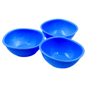 5722 Bpa Free Plastic Bowl Set For Cereal Salad Rice Soup Pasta Snack Bowl Microwave Safe Dishwasher Safe (3 Pcs Set) thumbnail 3
