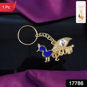 Premium Krishna-themed Decorative Metal Keychain thumbnail 5