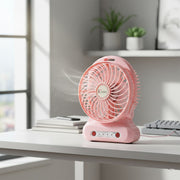 Portable Usb Rechargeable Desk Fan (1 Pc) thumbnail 2