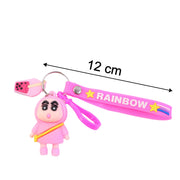 Cute Cartoon Character Rainbow Strap Keychain (1 Pc) thumbnail 4