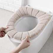 1458 Winter Comfortable Soft Toilet Seat Mat Cover Pad Cushion Plush thumbnail 1